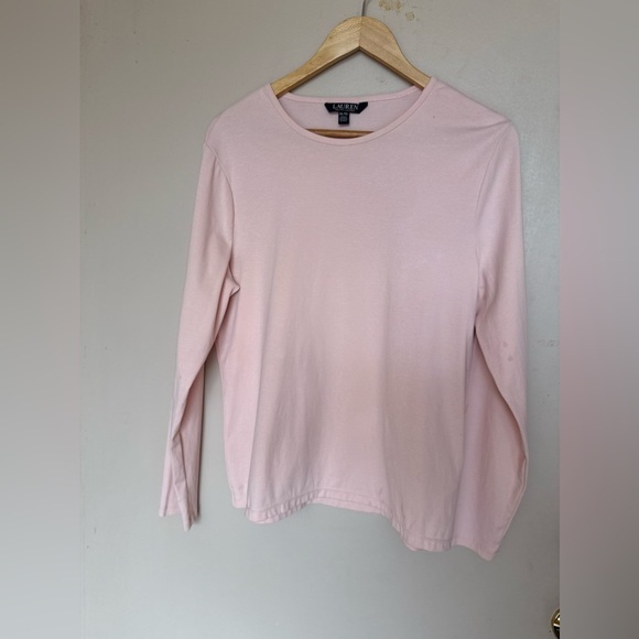 Ralph Lauren Black Label Pullover Sweater XL Long Sleeve Elastane Light Pink - Picture 1 of 16